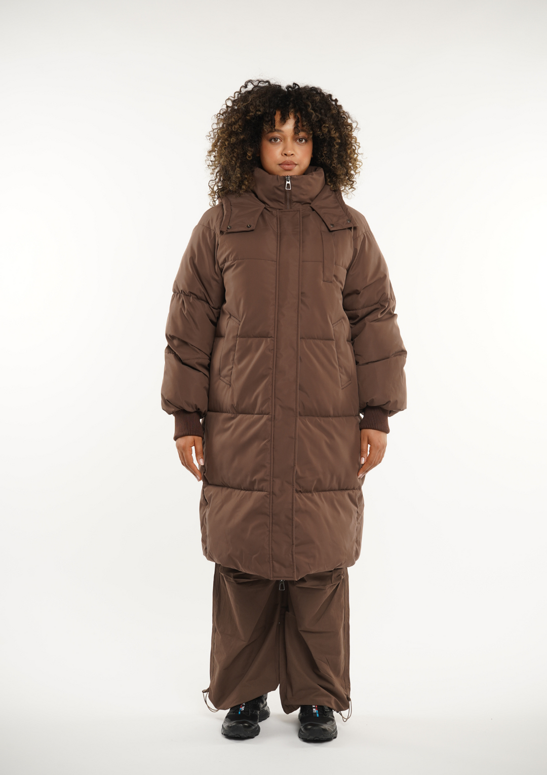 LUNA | HOODED LONG PUFFER JACKET