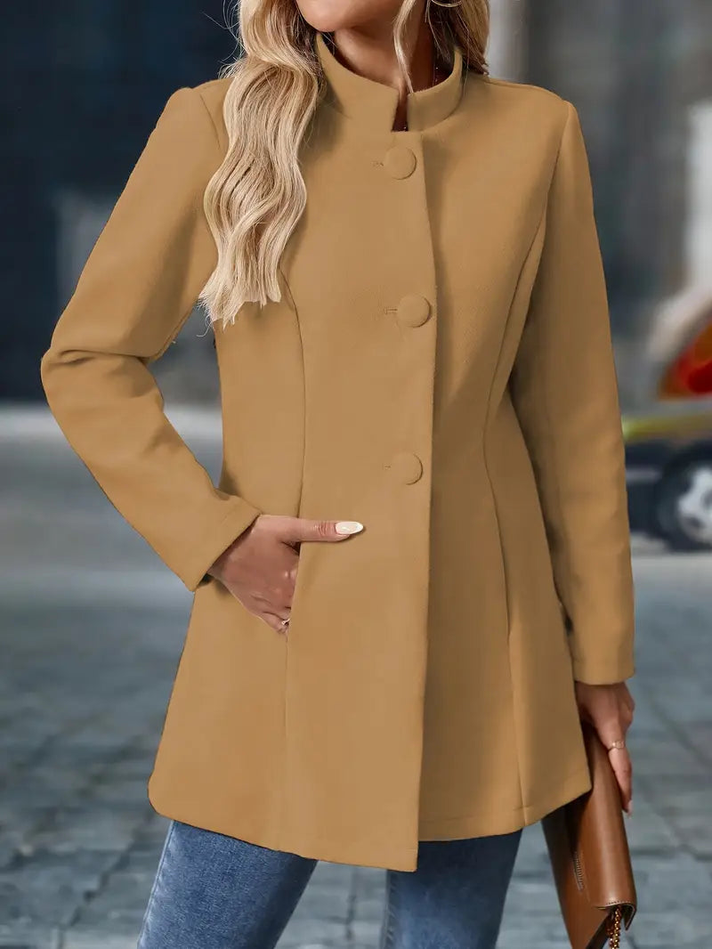Francien | Classic Winter Coat with Buttons
