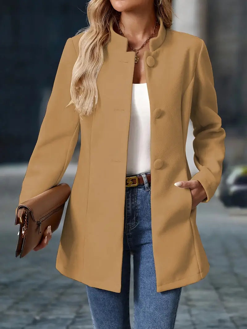 Francien | Classic Winter Coat with Buttons