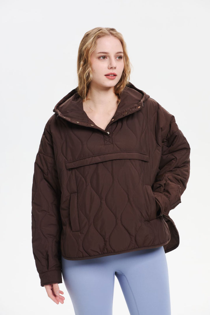 WILLOW | QUILTED WATER-REPELLENT HOODED JACKET