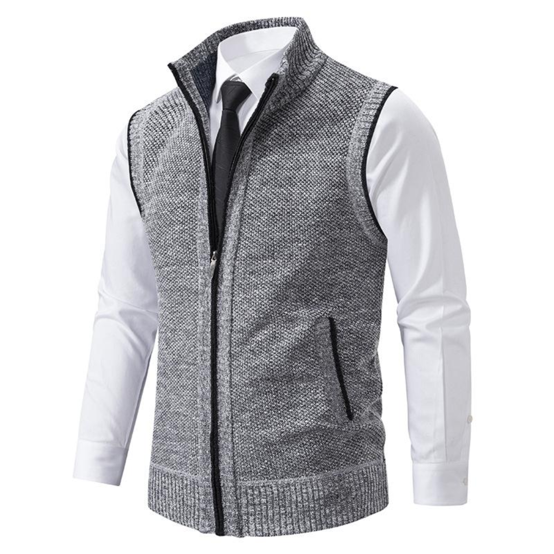 Kellan | Knitted Sleeveless Vest