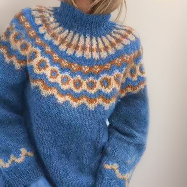 Orelia | Retro Elegant Winter Sweater