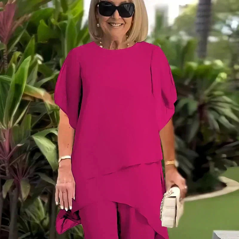 Herlene | Chic Top and Trousers Set