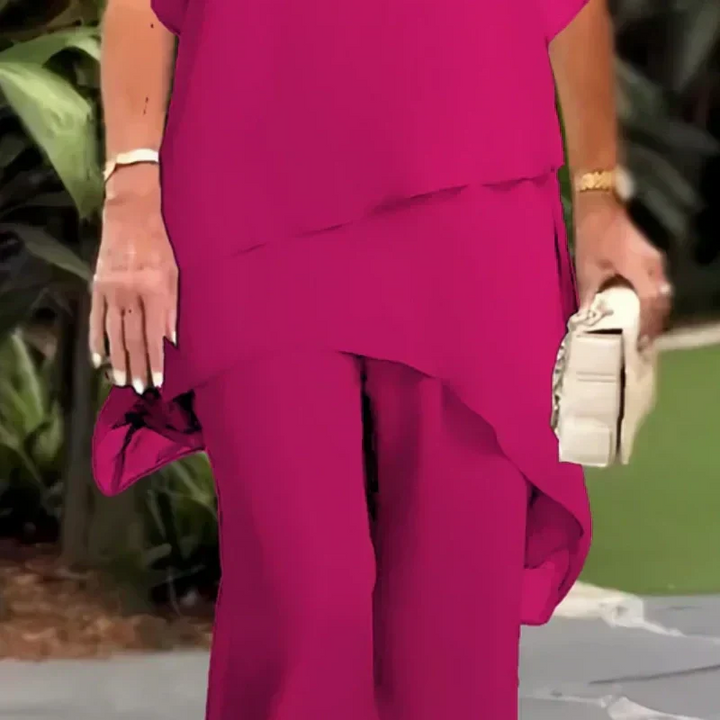 Herlene | Chic Top and Trousers Set