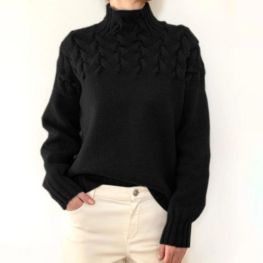 Charlotte | Cozy Turtleneck Knit Sweater